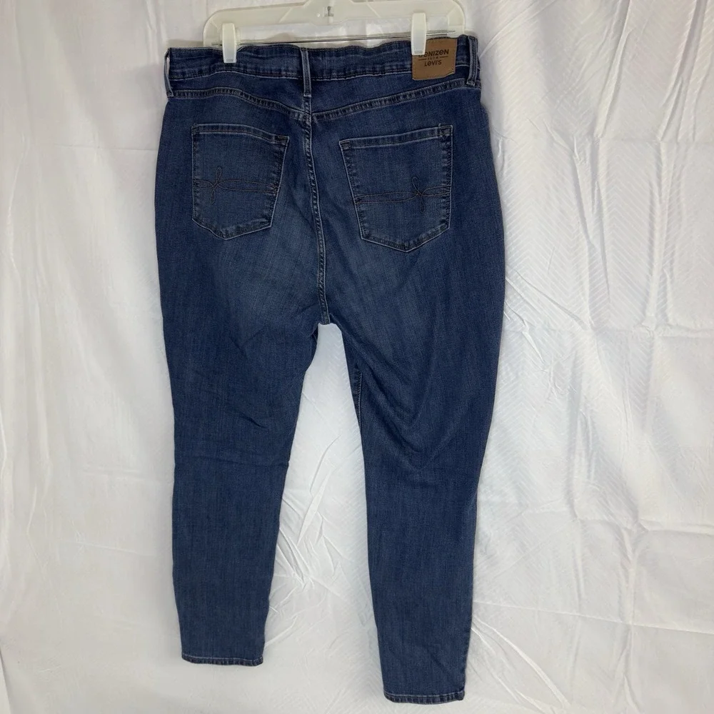 Denizen Levi High Rise Straight Super Stretch 33 Waist 28 Length Men's Denim 16S